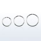 sel18 high polished 316l seamless steel ring diamter 6 12mm