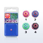 tguvwe web uv illusion tongue stud holds with suction