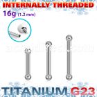 ubbeb2i titanium g23 internal barbell 2mm balls