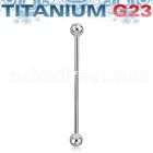ubbinds titanium g23 industrial barbell 4mm balls