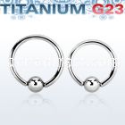 ubcr12 titanium g23 ball closure ring with a 5mm ball