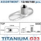 ublk304 titanium g23 dermal anchor base part w single long hole