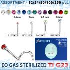 ublk490 sterilized titanium g23 nose screw w1 5mm bezel crystal