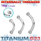 ubneb2i titanium g23 internal banana 2mm balls