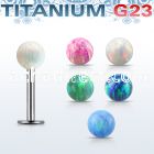 ulbop4s titanium g23 labret with a 4mm synthetic opal ball