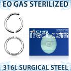 zsegh16 eo gas 316l steel hinged segment ring