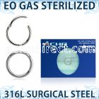 zsegh18 eo gas 316l steel hinged segment ring