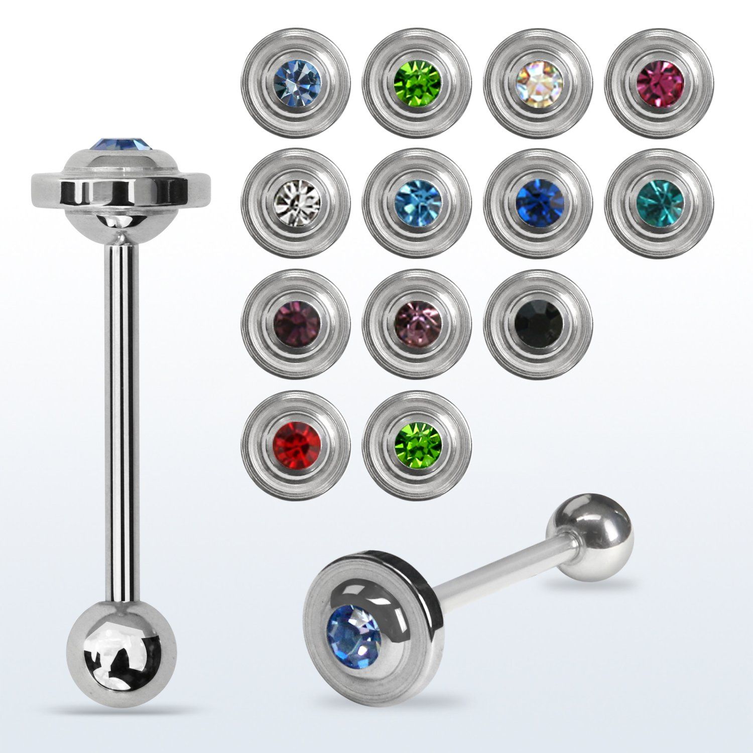 bbbtmc barbell lengua acero quirurgico bola anillo saturno 6mm 16mm mayorista