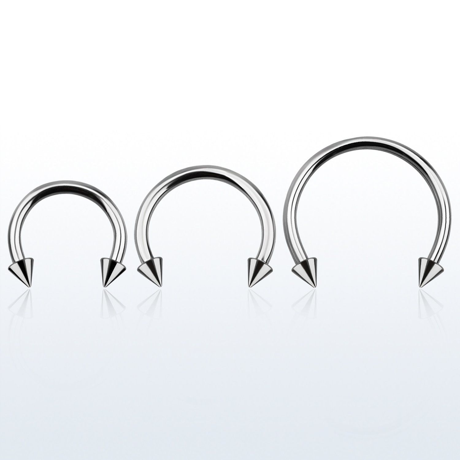 cbmcn5l barbell circular diametro acero 316l conos 5mm usar como arete distribuidor mayorista