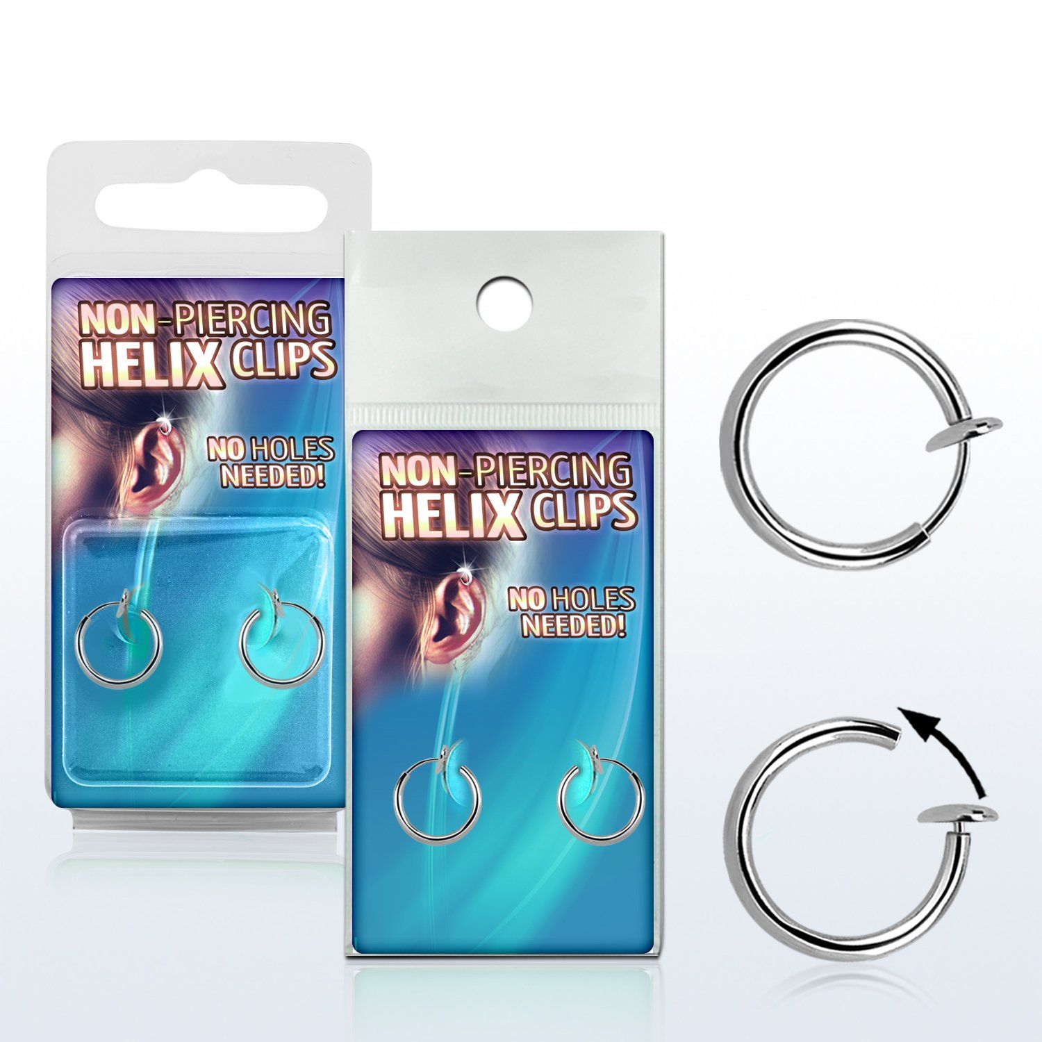 hlcirx piercings helix clip falso 1 pieza distribuidor