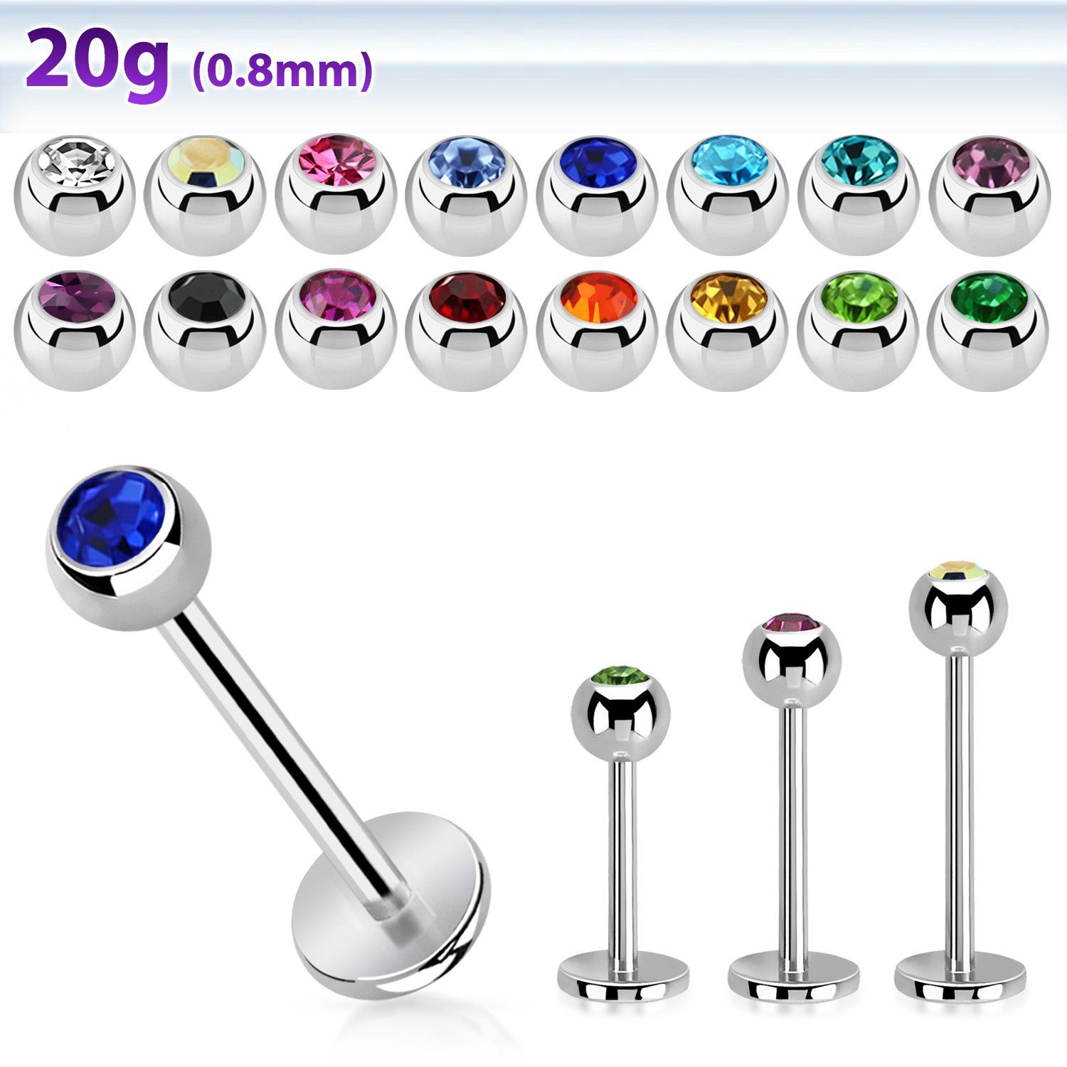 lbjb3xs labret acero quirurgico bolas joya