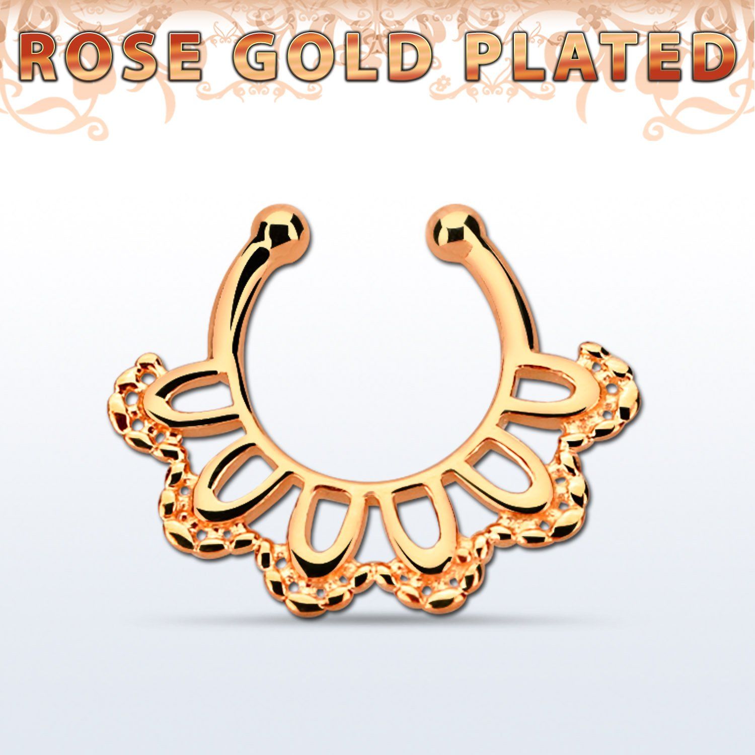 rssepd3 septum click falso plata 925 oro rosa 1mm hoja india 12mm distribuidor mayorista