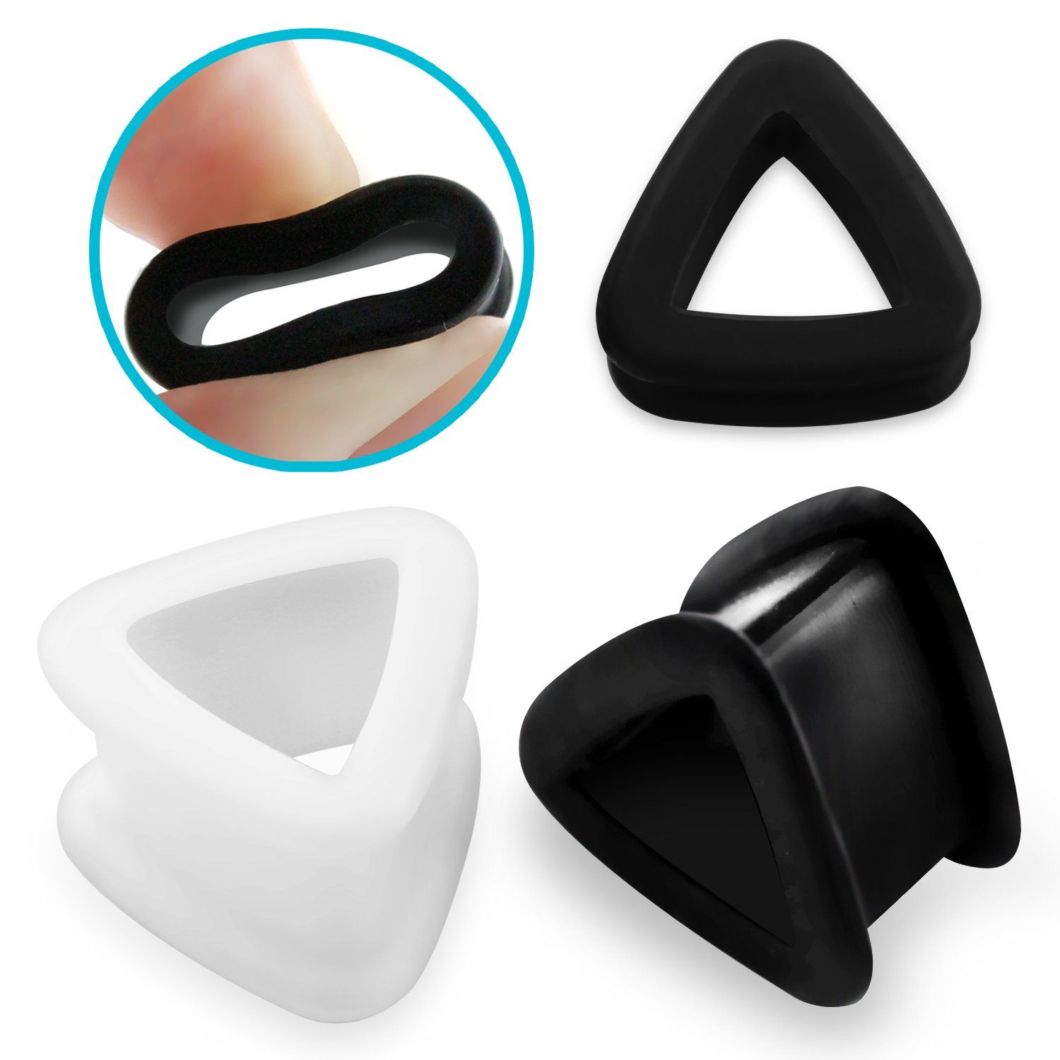 trsi dilatacion tunel doble flare silicona tri al por mayor