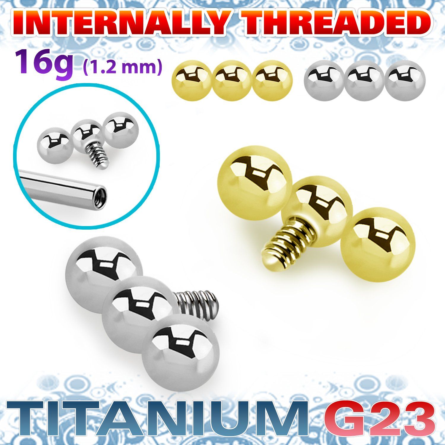 ush6in titanium g23 three balls top