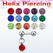 bber45b helix barbell with 4mm ball dangling ferido crystal