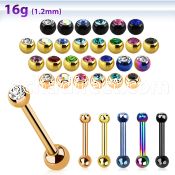 bbert57 anodized steel tragus barbell w a 2.5mm jewel ball