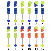 bbglwh 316l steel tongue barbell w acrylic whistle