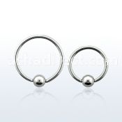 bcr20s 316l steel 0 8mm ball closure ring with 2 5mm ball