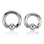 bcr6 4mm 316l steel ball closure ring with an 8mm ball