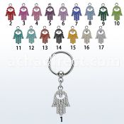 bcrs668s 316l steel bcr 1.2mm w a small hamsa design with crystal