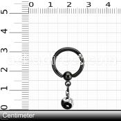 bcrtgfr black steel bcr 1.6mm w ying yang ferido ball