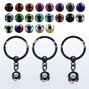 bcrtsmj black steel bcr 1.2mm w multi jewel ball