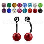 bntfr8 anodized steel belly banana 14g ferido ball