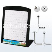 brmnsb silver nose stud with 1 5 2mm ball 2mm flat top