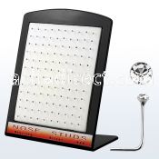 brnsc silver nose stud with 1 5mm round clear crystal top