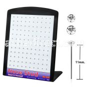 brnymc10 925 sterling silver nose studs round crystal tops