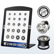 brpg92 board of anodized steel screwfit tunnel w cz star