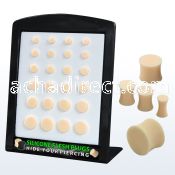 brsipg2 assorted size flesh tone silicon retainer plug