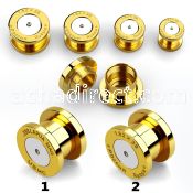 bulp 316l steel bullet plug w american or russian engraving