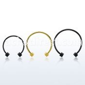 cbmtdi4l xxl anodized steel circular barbell, 14g w 4mm dices