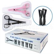 clampd sterilized single use piercing clamp slotted triangle shaped forceps