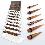 dapg47 board of sawo wood taper with double rubber o ring