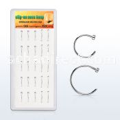 dnsm118 box w 925 silver fake nose clips