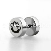 ip16 high polished fake plug with laser edged knuckles logo