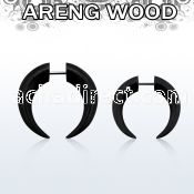 ipcar areng wood fake plug in pincher shape