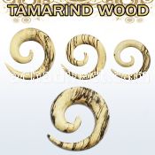 iptm tamarind wood spiral coil taper