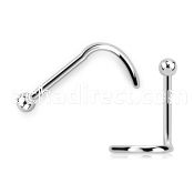 nsb22 316l steel nose screw 2mm ball top