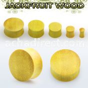 pwj double flare jack fruit wood plug