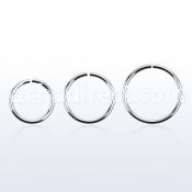 sel18 high polished 316l seamless steel ring diamter 6 12mm