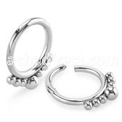 sgsh4 316l steel hinged segment ring multi ball