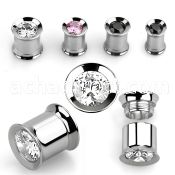 shprz 316l steel double flare tunnel w screw fit central cz