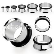 spg high polished 316l steel single fesh tunnel with o ring