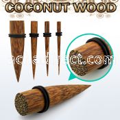 tpcor coconut wood taper with double rubber o rings