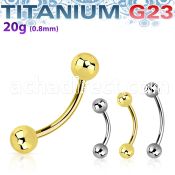 ubn20b3 titanium g23 banana 20g 3mm balls