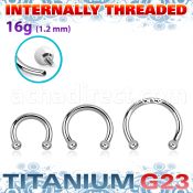 ucbeb2i titanium g23 internal circular barbell 2mm balls
