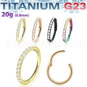 usgshss10t pvd plated titanium hinged segment ring 20g cnc